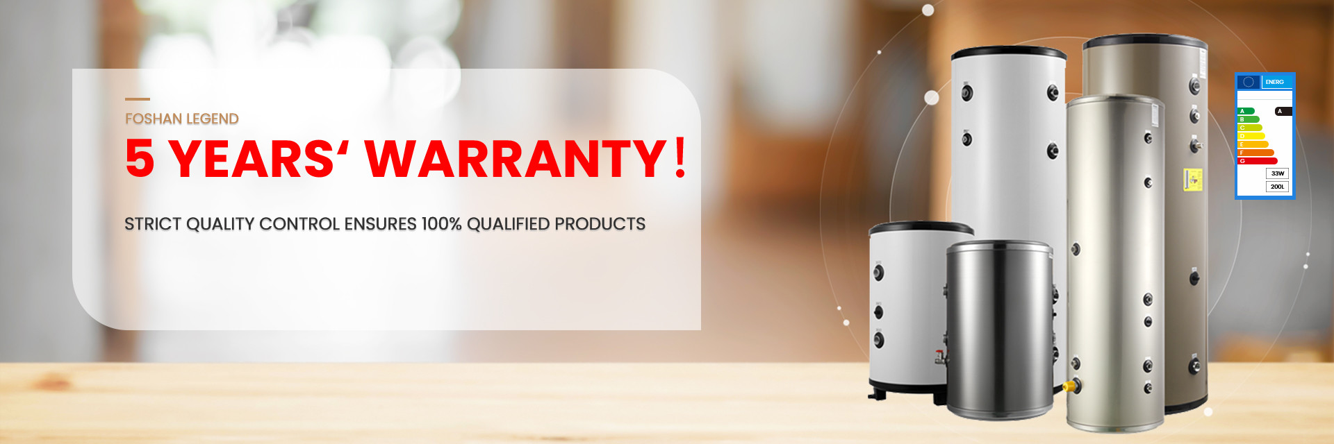 качество Резервуар для воды теплового насоса завод